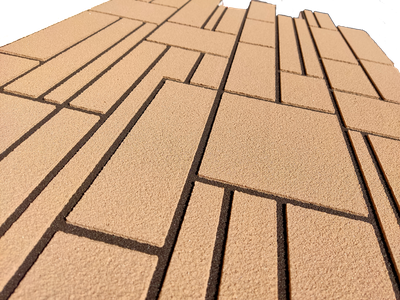 Термопанель - цоколь (Песочный - шамуа)