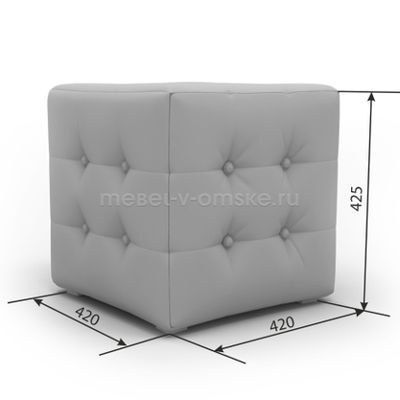 Пуф Леонардо с пуговицами