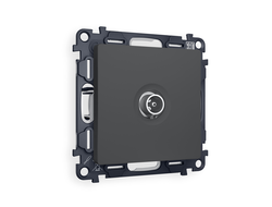 Розетка TV оконечная 50-870 MHz 1dB Графит мягкое касание - Ambrella Volt - ALFA