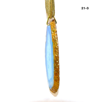 Бэйл-скоба №21-3: цвет золото - ф 0,8мм*9*5мм