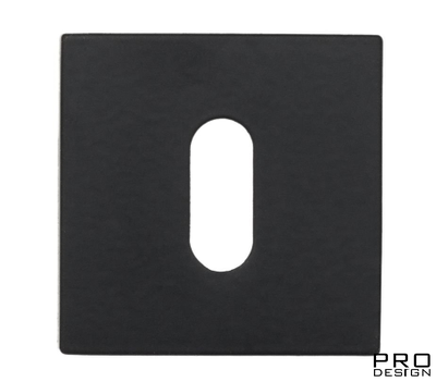 Накладка под ключ буратино на квадратном основании Fratelli Cattini KEY 8-NM матовый черный 2 шт.