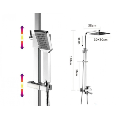 Душевая стойка Frap F2415-2