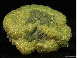 Пирит и марказит, конкреция. Россия. 75*58*35мм