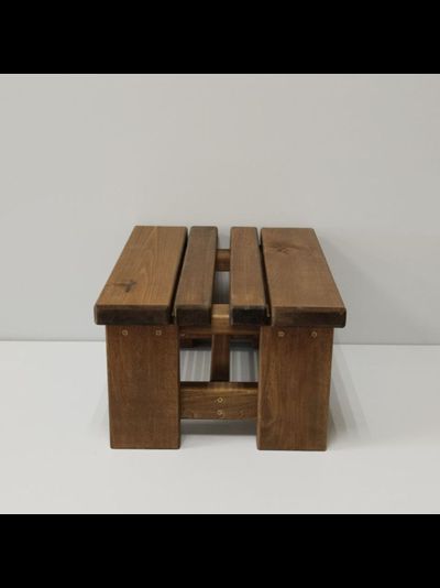 Табурет "НАДЕЖНЫЙ" тонированный (ВЕНГЕ), с покрытием