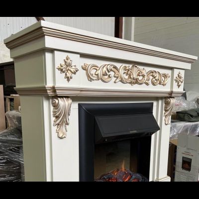 Электрокамин Глория WT с очагом Fobos