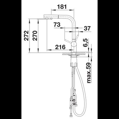 Смеситель Blanco FONTAS-S II SILGRANIT