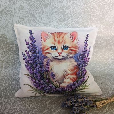 Подушка ароматная "Котенок лавандовый"