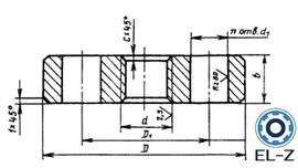 ГОСТ 9399–81 – Фланцы стальные резьбовые на Ру от 10 до 100 МПа (от 200 до 1000 кгс/см²)