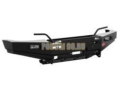 Передний силовой бампер серии Трофи на Chevrolet NIVA 2009-2020 (02.006.03)