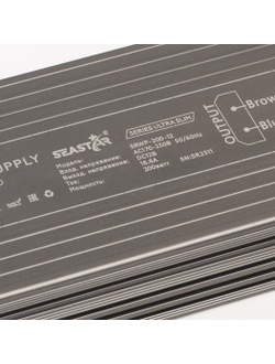 Блок питания 200W 12V IP67 Compact (12V/16.6A/200W) (SEASTAR/IP67 металл/2 года)