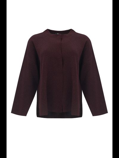 Короткий трикотажный кардиган