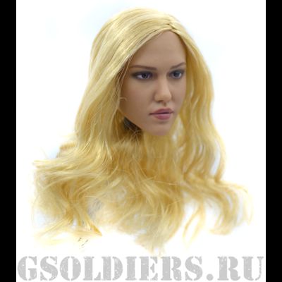 Джессика Альба - Женская голова (скульпт) 1/6 Jessica Alba DIGITAL CAMOUFLAGE WOMEN SOLDIER (MAX VCF-2030) - VERYCOOL