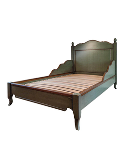 Кровать односпальная с боковинами, в стиле прованс.