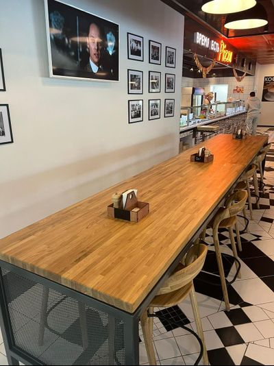 Столешница из массива дерева проект №5521