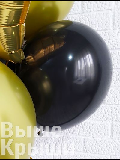 Чёрный пастель 30см