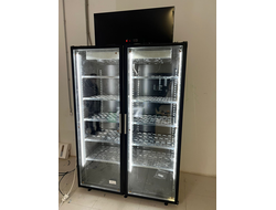 Морозильная камера на 2 стеклянных двери коловрат 2  -15°C