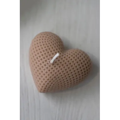 СВЕЧА "СЕРДЦЕ" капучино