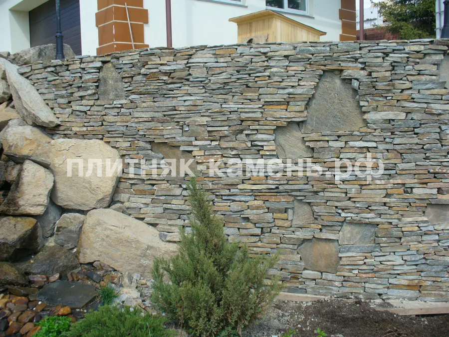 натуральный камень, плитняк продажа, укладка  