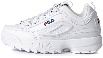 Кроссовки Fila женские белые на толстой подошве (36-41)