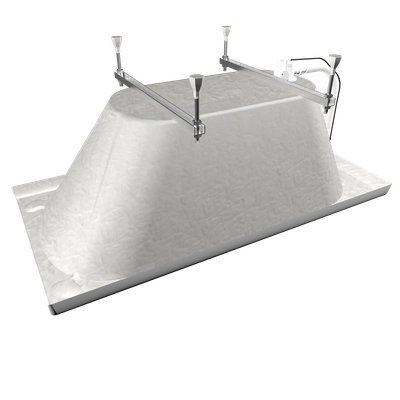 Акриловая ванна, Triton Стандарт-130, 130x70x58 см