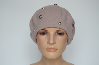 Vizio Collezione берет розовый из фетра