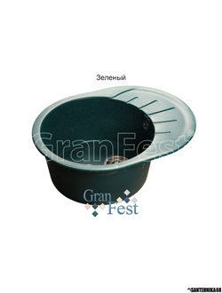 Керамическая мойка Granfest GF-R580L реверсивная 1 секционная мойка