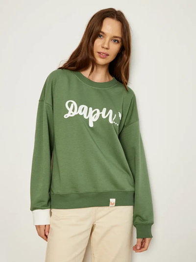 ЖЕНСКИЙ СВИТШОТ ОЛИВА "ДАРИ"