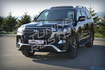 Комплект обвесов Executive Black & White Toyota Land Cruiser 200 2016+