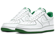 Купить бело-зеленые Кроссовки Nike Air Force 1 07 Contrast Stitch-White Pine Green CV1724-103