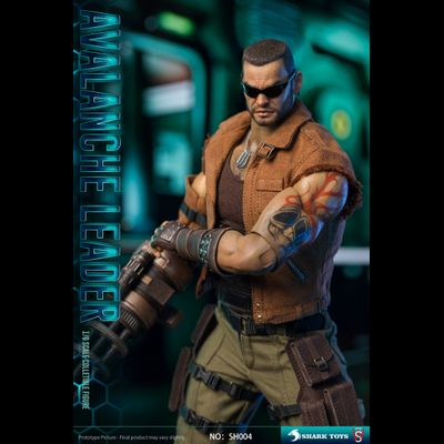 Баррет Уоллес (Final Fantasy VII Remake) - Коллекционная ФИГУРКА 1/6 Fantasy Reset - Avalanche Leader (SH004) - SHARKTOYS