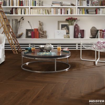 Паркетная доска Meister Дуб Витал Приглушенный 8813 PS500R