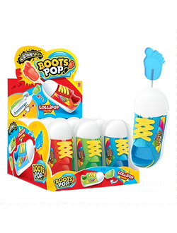 Леденец в чехле Johny Bee Кеды Boots Pop 10гр (12)*12