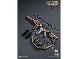 Боец DEVGRU со служебной собакой - Коллекционная фигурка 1/6 DEVGRU K9-handler in Afghanistan (DAM 78040) - DAMToys