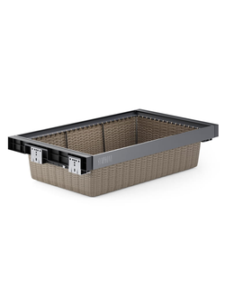 Корзина из иск. ротaнгa Symphony WB-661 L800 (антрацит P35)