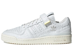 Adidas Forum 84 Low Croc Skin White