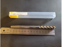 Фреза 10 мм HRC55 твердосплавная удлиненная 3-х зубая по цветному металлу 55/150 мм