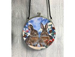 Сумка круглая год Кролика №13