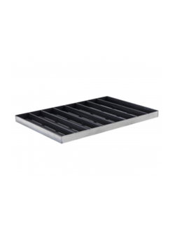 Противень для чиабатта перфорированный 400х600х30, 8 волн (70мм), нержавеющая сталь