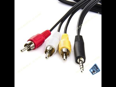 Кабель DeTech Audio DC3.5-3RCA (1.5m)