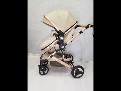 Детская коляска 3 в 1 Luxmom 530w Бежевый