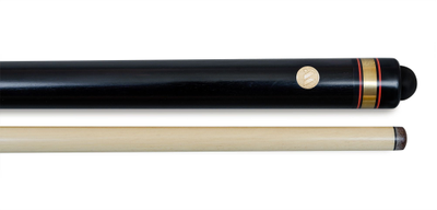 Кий / пирамида 2-pc "Шахматы" (черный граб, граб)