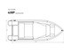 Моторная лодка Салют 430 (Румпельный)