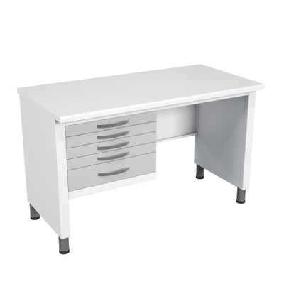 Стол врача металлический (высота 770 мм) СМЛ-5.0