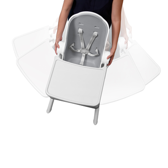 Стульчик для кормления Oribel Cocoon Z Морозный Серый