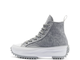 Кеды Converse Run Star Hike зимние на платформе серые 169438C фото