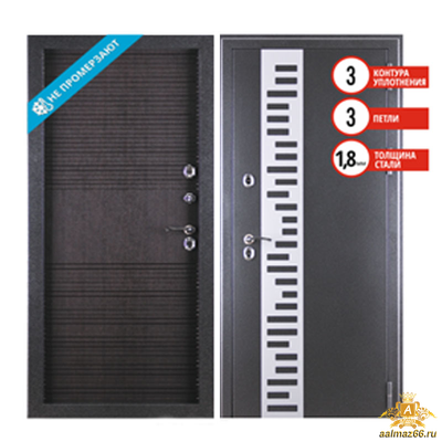 Уличные двери Termostandart Венге 2050-950