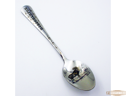 Металлическая сувенирная ложка «Лось» Новосибирск