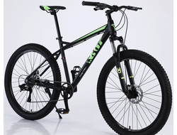 ГОРНЫЙ ВЕЛОСИПЕД TIMETRY TT003 9СК 27,5", РАМА 18" Чёрно-зелёный