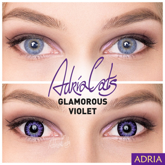 Adria Glamorous Violet (2 линзы) + подарок