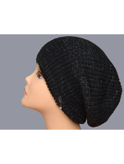 Итальянский вязаный берет на осень - зиму - весну Vizio 5872 ВО одинарный фото